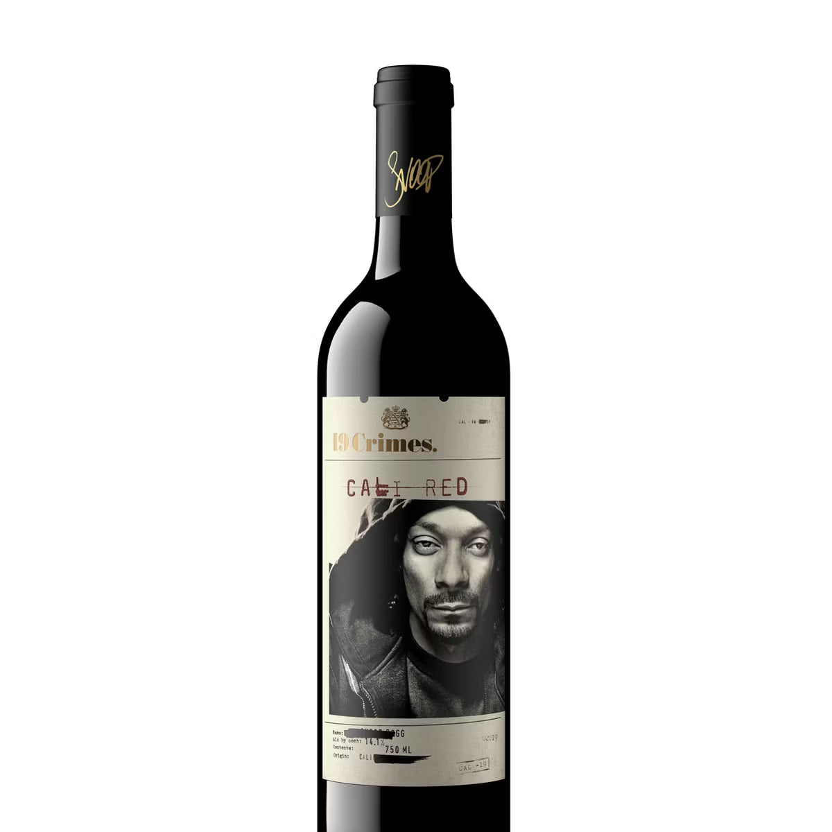 19 Crimes Snoop Cali Red Blend Wine 750 ml., $24.00