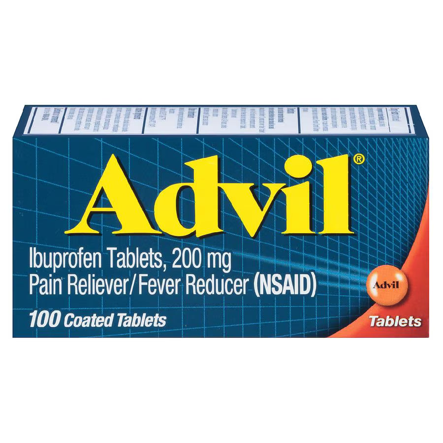Advil Ibuprofen Pain Reliever & Fever Reducer Tablets 100 pk., $18.00