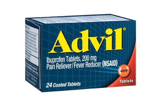 Advil Ibuprofen Pain Reliever & Fever Reducer Tablets 24 pk., $11.00