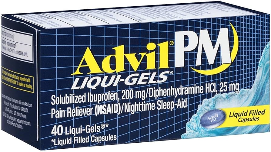 Advil PM Liqui-Gels Pain Reliever & Nighttime Sleep Aid 40 pk., $17.00