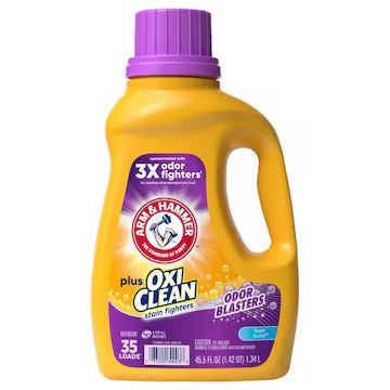Arm & Hammer Plus OxiClean Detergent, Odor Blasters, Fresh Burst 45.5 oz., $13.00