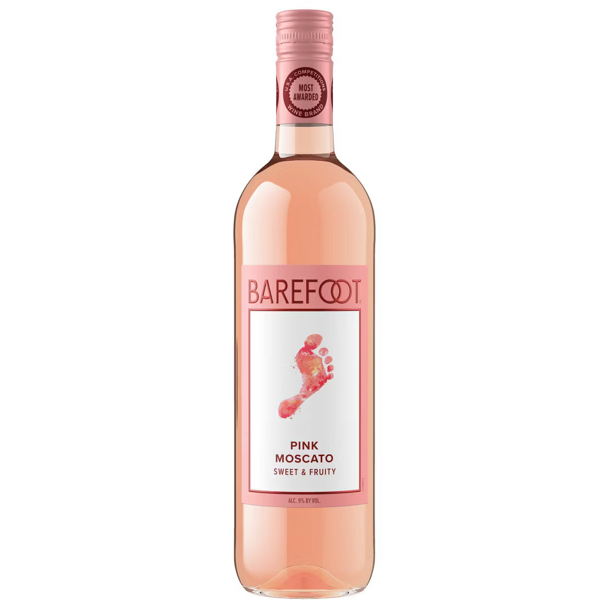Barefoot Cellars Pink Moscato Wine 750 ml., $18.00