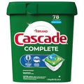 Cascade Complete ActionPacs, Dishwasher Detergent Pods, Fresh, 78 Count., $33.00