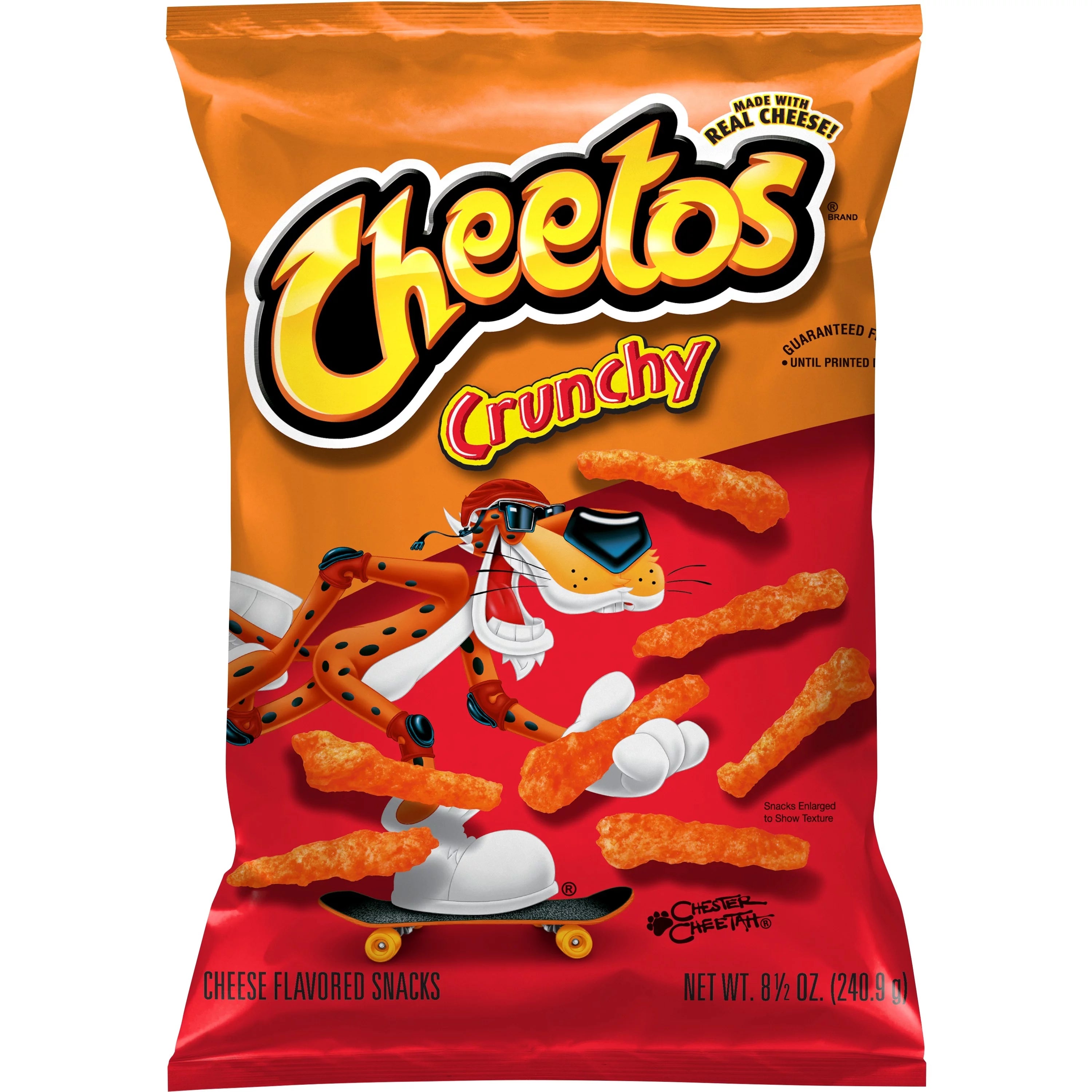 Cheetos Cheese Flavored Snacks, Crunchy 8.5 oz. $11.00