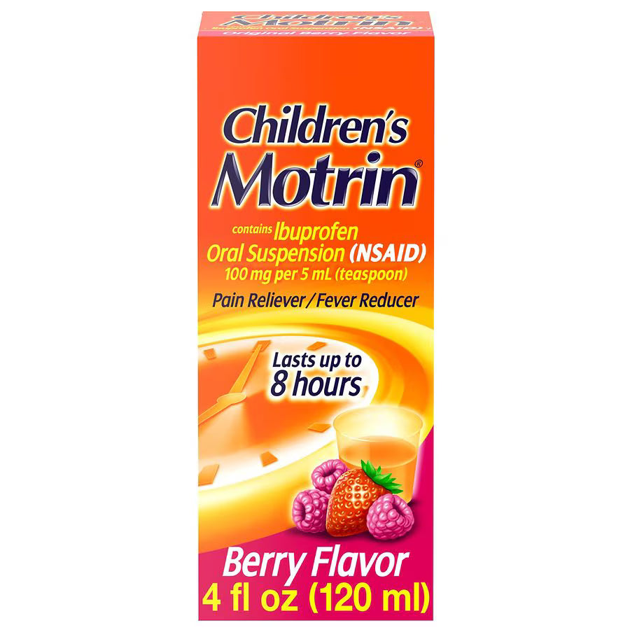 Children's Motrin Ibuprofen Kids Medicine Berry 4.0 fl oz., $16.00