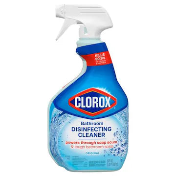 Clorox Disinfecting Cleaner, Bathroom, Original 30 oz., $11.00