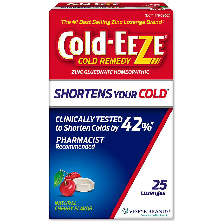 Cold-Eeze Zinc Lozenges, Homeopathic Cold Remedy, Cherry 25 pk., $20.00