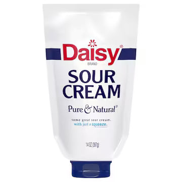 Daisy Sour Cream, Pure & Natural 14 oz., $9.00