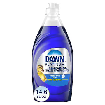 Dawn Ultra Dishwashing Liquid, Refreshing Rain Scent, Platinum 16.2 fl oz., $11.00