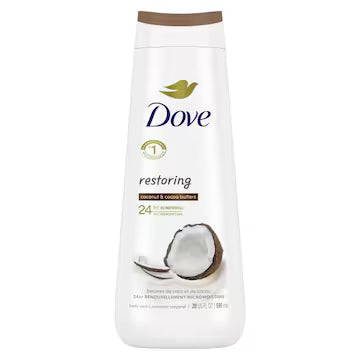 Dove Body Wash Restore Coconut & Cocoa Butter 20 fl oz., $15.00