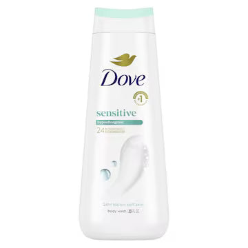 Dove Body Wash Sensitive Skin 20 oz., $17.00