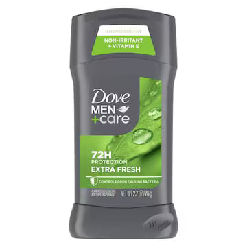 Dove Men + Care Men's Antiperspirant Deodorant Stick Extra Fresh 2.7 oz., $14.00
