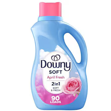 Downy Soft, 2 in 1 Soft and Fresh Liquid Fabric Softener, April Fresh, 90 Loads., $13.00