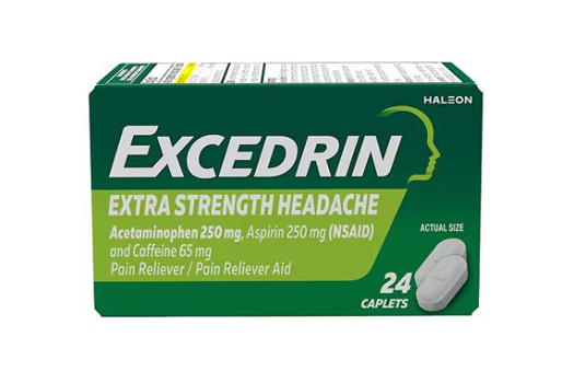 Excedrin Headache Pain Relief Extra Strength 24 pk., $12.00