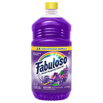 Fabuloso All Purpose Cleaner Multi-Purpose Cleaner, 2X Concentrated Formula, Lavender 56 oz., $12.00