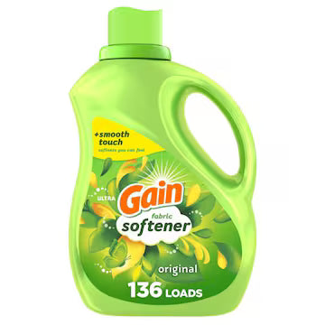 Gain Fabric Softener, Original, 100 fl oz., $16.00