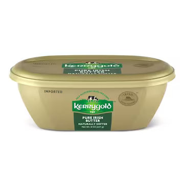 Kerrygold Butter Naturally Softer Grass-fed Pure Irish Butter Tub 8 oz., $12.00