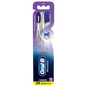 Oral-B Toothbrushes, Soft, 2 Value Pack 2 toothbrushes., $13.00