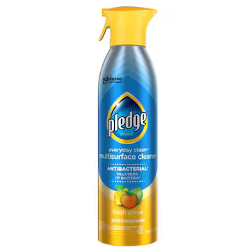 Pledge Antibacterial Multisurface Cleaner Spray, Fresh Citrus Scent 9.7 oz., $13.00