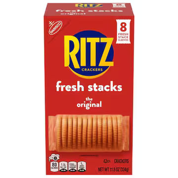 Ritz Fresh Stacks Original Crackers 8 Pk. of 11.8 oz., $10.00