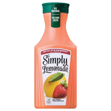 Simply Strawberry Lemonade 52 oz., $10.00