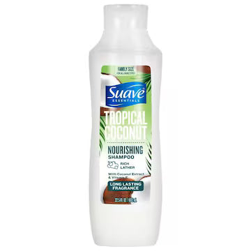 Suave Essentials Nourishing Tropical Coconut Shampoo Family Size 22.5 oz., $8.00