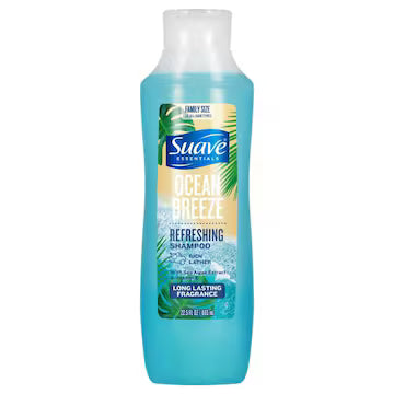 Suave Essentials Refreshing Ocean Breeze Shampoo Family Size 22.5 oz., $8.00