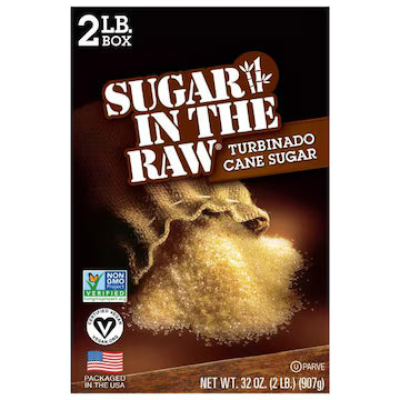 Sugar In The Raw Turbinado Cane Sugar 32 oz., $10.00