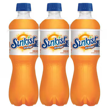 Sunkist Soda, Zero Sugar, Orange 6 Pk. of 16.9 oz., $15.00