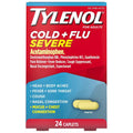 TYLENOL Cold + Flu Severe Caplets For Multi-Symptom Relief 24 oz., $18.00