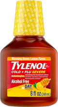 TYLENOL Cold + Flu Severe Flu Medicine, Honey Lemon Flavor Honey Lemon 8.0 fl oz, $15.00