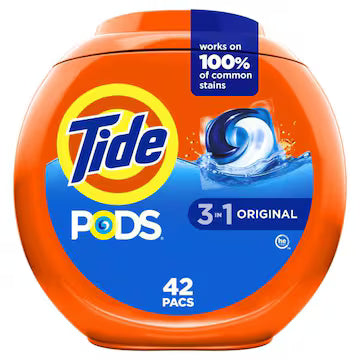 Tide Laundry detergent pacs 42 Count, Original Scent $24