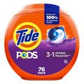 Tide PODS laundry detergent pacs 76 Count, Spring Meadow Scent., $33