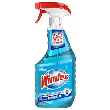 Windex ® Glass Cleaner, Original Blue, Spray Bottle, 23 fl oz., $11.00