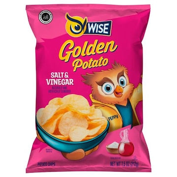 Wise Golden Potato Chips, Salt & Vinegar 7.5 oz., $11.00
