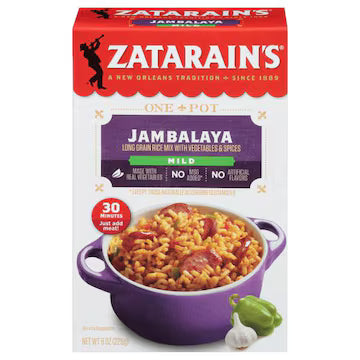 Zatarain's Mild Jambalaya Mix 8 oz., $9.00
